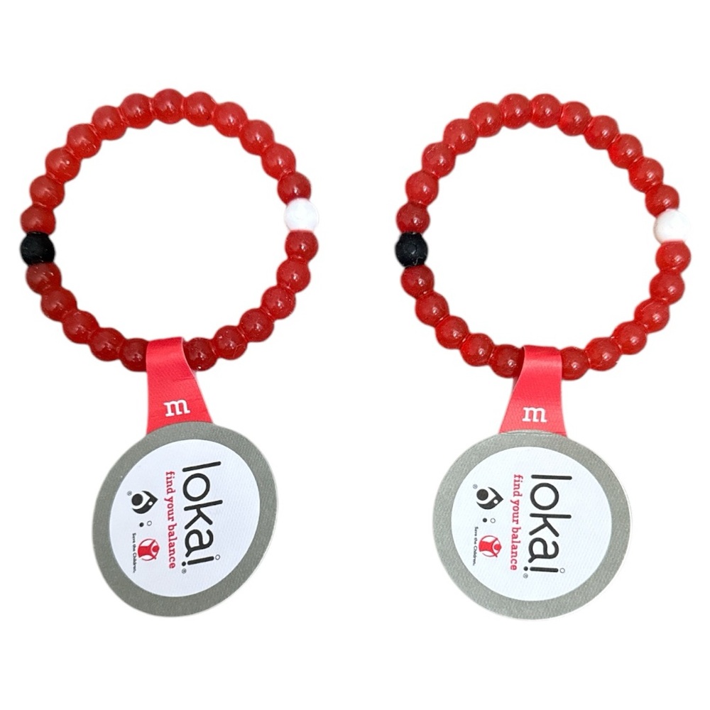 🧡Brand new LOKAI bracelet orange Save The Children Medium M NWT 🧡 (2 available)